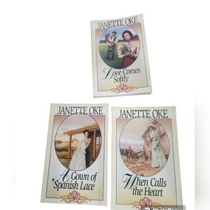 Janette Oke Vintage Bundle of 3 Paperback Books
